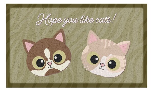 Wycieraczka 40x70 cm Hope You Like Cats – Artsy Doormats