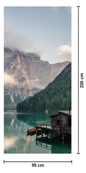 Fototapeta na drzwi - Jezioro Prags (95x205cm)