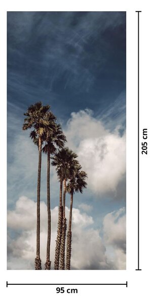 Fototapeta na drzwi - Palm dramat (95x205cm)