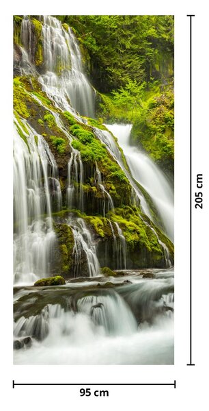 Fototapeta na drzwi - Wodospad (95x205cm)