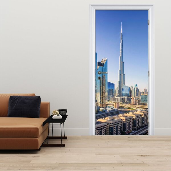 Fototapeta na drzwi - Dubaj rano (95x205cm)