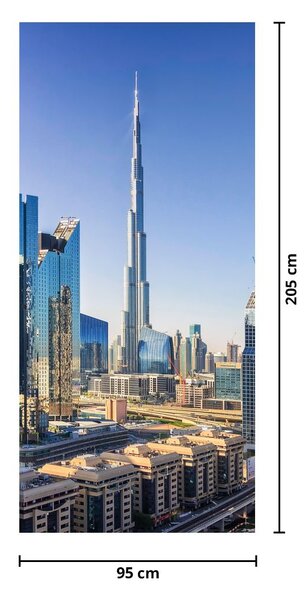 Fototapeta na drzwi - Dubaj rano (95x205cm)