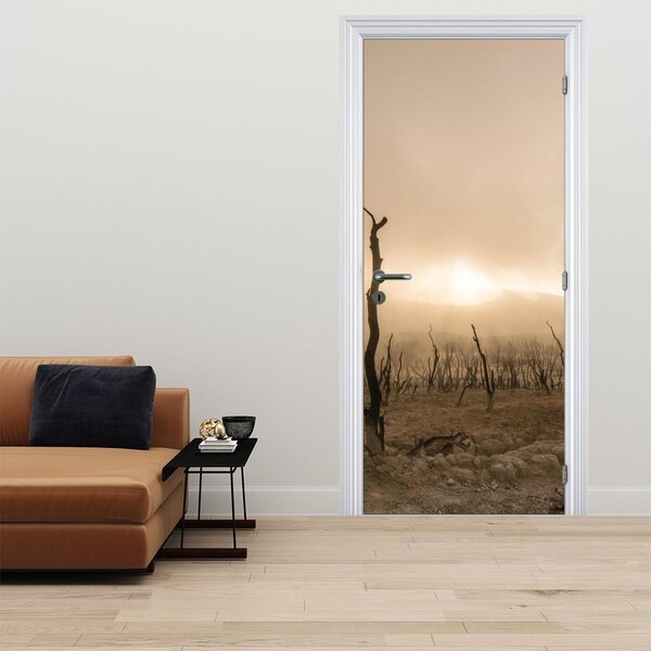 Fototapeta na drzwi - Gołe drzewa (95x205cm)