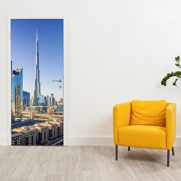Fototapeta na drzwi - Dubaj rano (95x205cm)