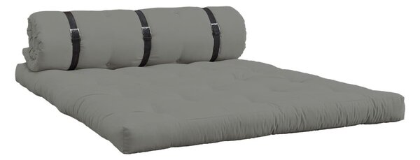 Sofa rozkładana ze skórzanym paskiem Karup Design Buckle Up Grey