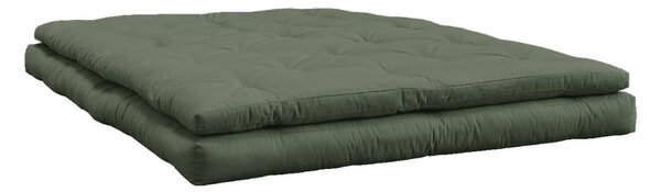 Sofa rozkładana z zielonym obiciem Karup Design Buckle Up Green