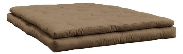 Sofa rozkładana z brązowym obiciem Karup Design Buckle Up Mocca
