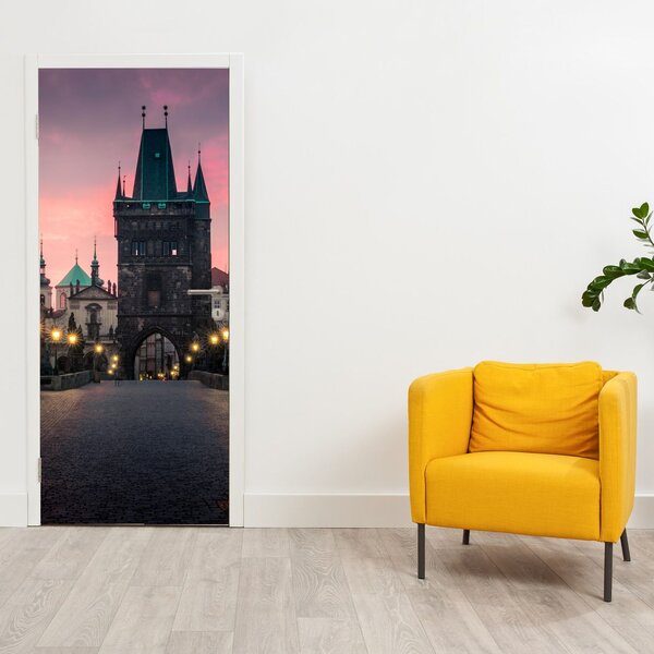 Fototapeta na drzwi - Na Moście Karola (95x205cm)