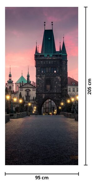 Fototapeta na drzwi - Na Moście Karola (95x205cm)