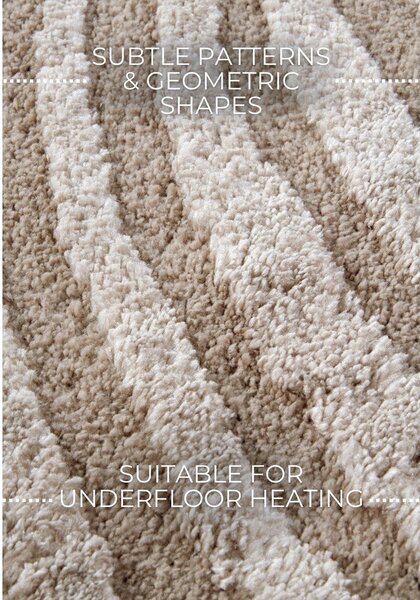 Beżowy chodnik 80x240 cm Pigment Beige – Elle Decoration