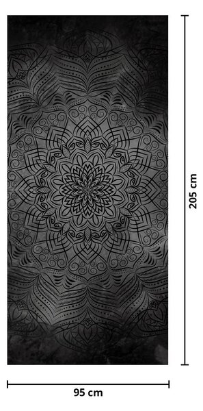Fototapeta na drzwi - Mistyczna mandala (95x205cm)
