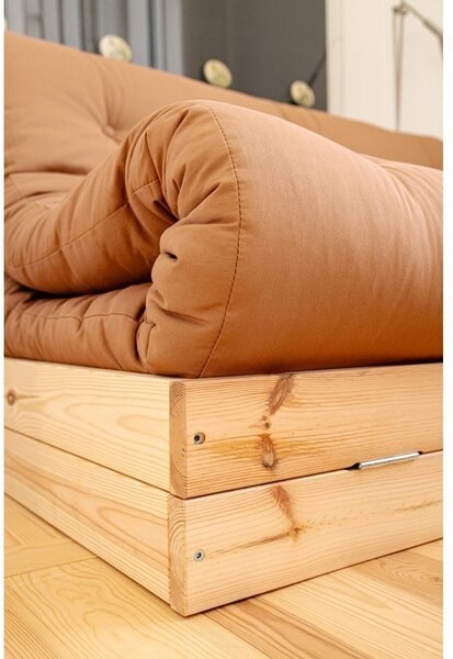 Beżowa rozkładana sofa 145 cm Flip – Karup Design