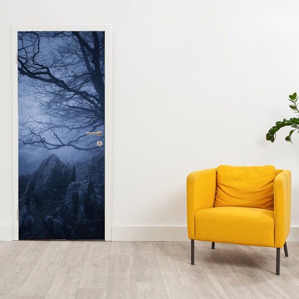 Fototapeta na drzwi - Ciemny las (95x205cm)