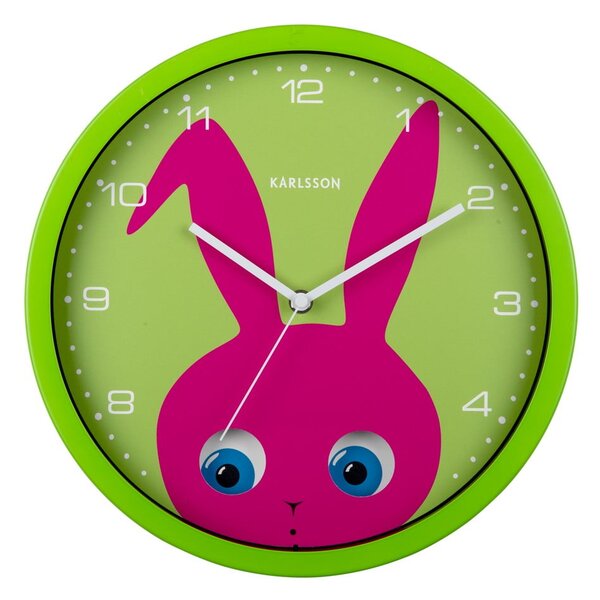 Zegar dziecięcy ø 31 cm Peekaboo Bunny – Karlsson