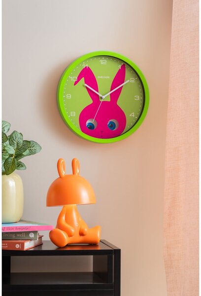 Zegar dziecięcy ø 31 cm Peekaboo Bunny – Karlsson