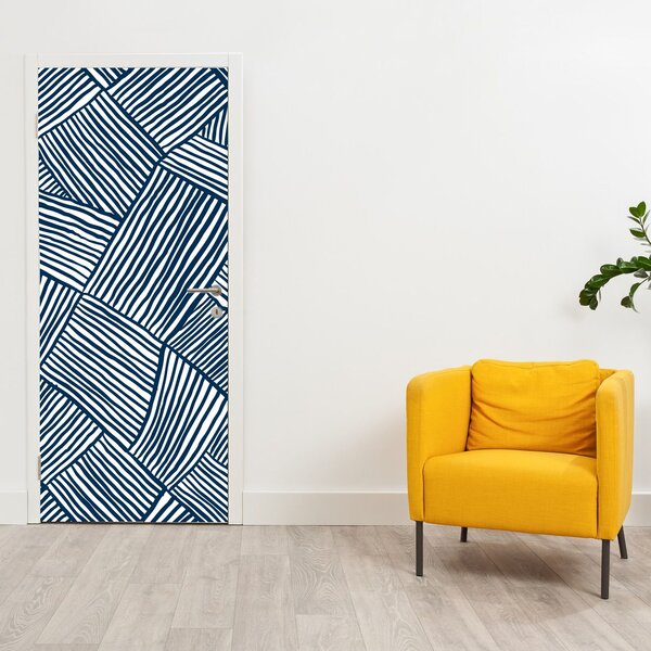 Fototapeta na drzwi - Linie 3D (95x205cm)