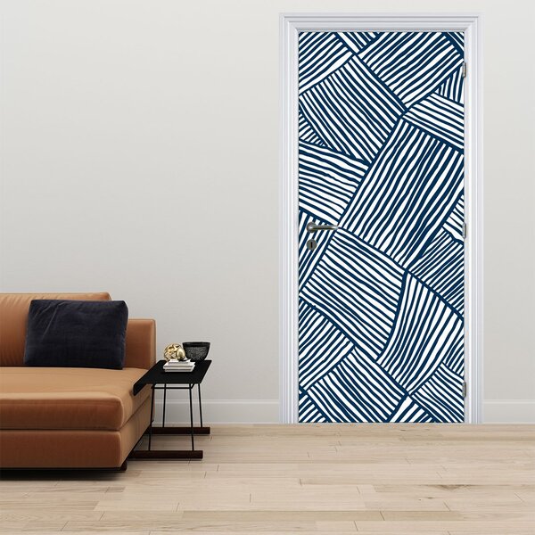 Fototapeta na drzwi - Linie 3D (95x205cm)
