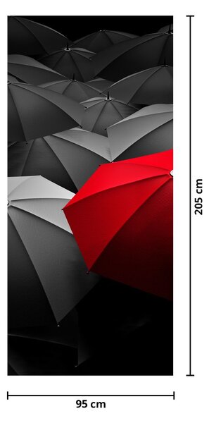 Fototapeta na drzwi - Otwarte parasole (95x205cm)