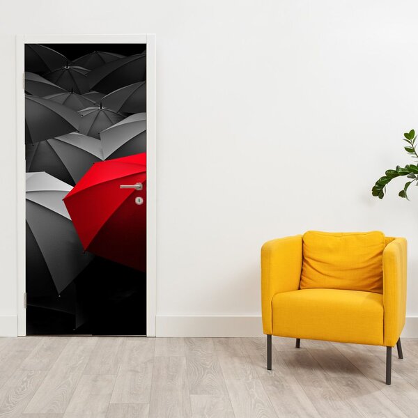 Fototapeta na drzwi - Otwarte parasole (95x205cm)