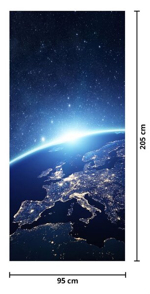 Fototapeta na drzwi - Planeta Ziemia (95x205cm)