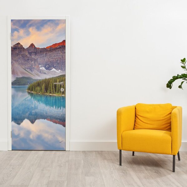 Fototapeta na drzwi - Górski krajobraz Kanady (95x205cm)
