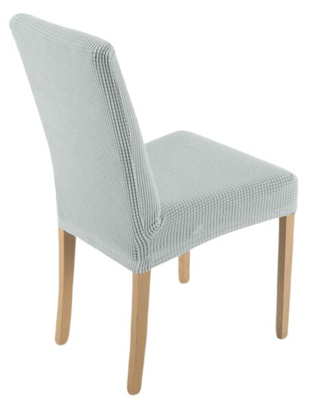 Pokrowiec na krzesło EUROFIRANY D91 457086 (35 x 30 x 55 cm) Srebrny