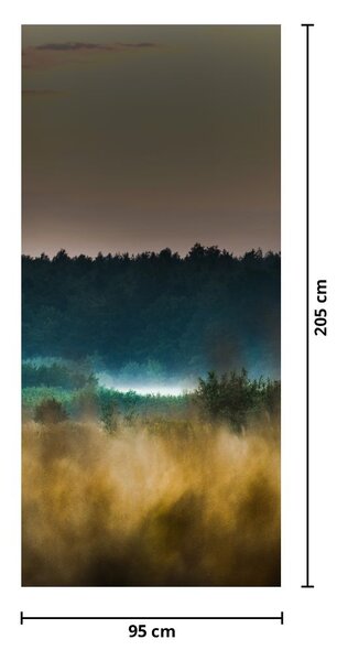 Fototapeta na drzwi - Górski krajobraz (95x205cm)