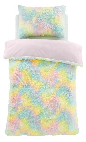 Pościel dziecięca dwuosobowa z mikropluszu 200x200 cm Rainbow Cuddly – Catherine Lansfield