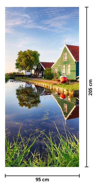 Fototapeta na drzwi - młyny holenderskie (95x205cm)