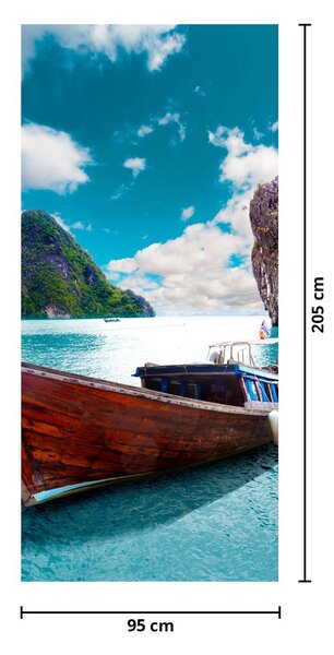 Fototapeta na drzwi - Raj na ziemi (95x205cm)
