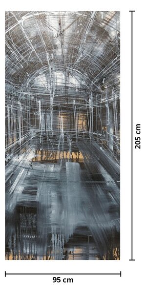 Fototapeta na drzwi - Wnętrze starego budynku (95x205cm)