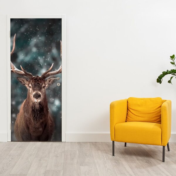 Fototapeta na drzwi - Majestat jelenia (95x205cm)