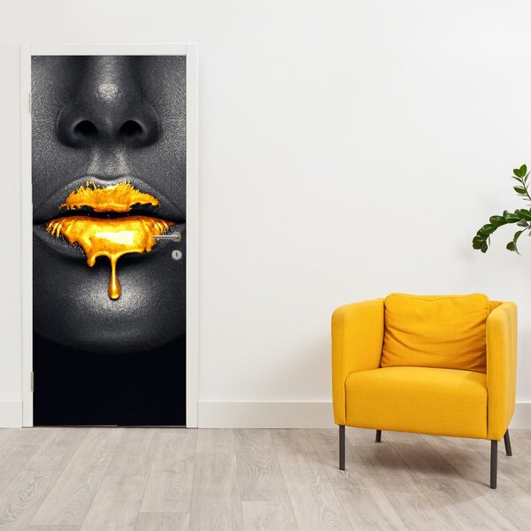 Fototapeta na drzwi - Usta kobiety (95x205cm)