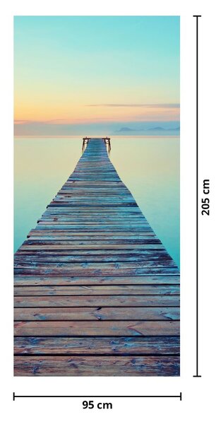 Fototapeta na drzwi - Molo w nieskończoność (95x205cm)
