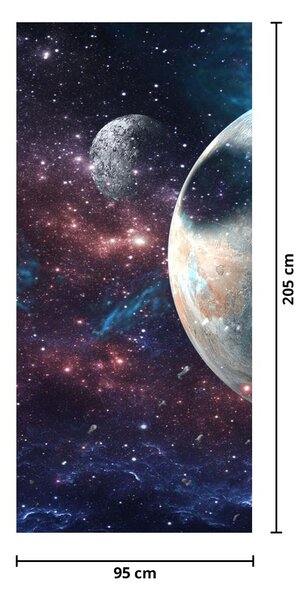 Fototapeta na drzwi - Kosmos (95x205cm)