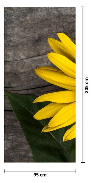 Fototapeta na drzwi - Kwiat słonecznika (95x205cm)