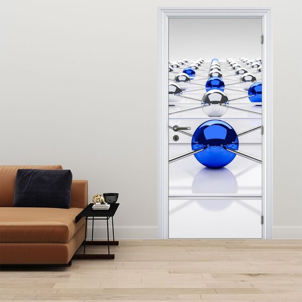Fototapeta na drzwi - Połączone sfery (95x205cm)