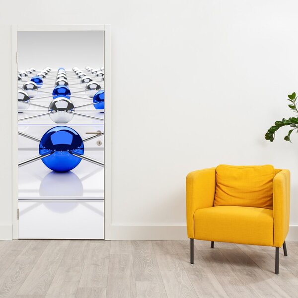 Fototapeta na drzwi - Połączone sfery (95x205cm)