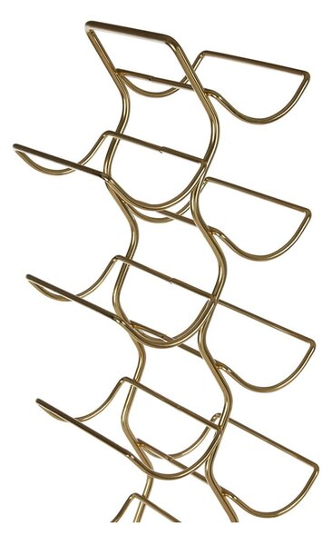 Metalowy regał na wino w kolorze złota liczba butelek 12 Wren – Premier Housewares