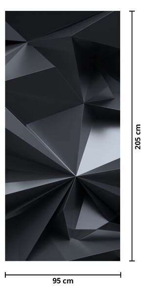 Fototapeta na drzwi - Abstrakcja geometryczna (95x205cm)