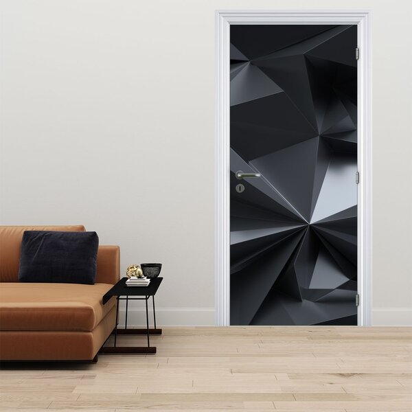 Fototapeta na drzwi - Abstrakcja geometryczna (95x205cm)