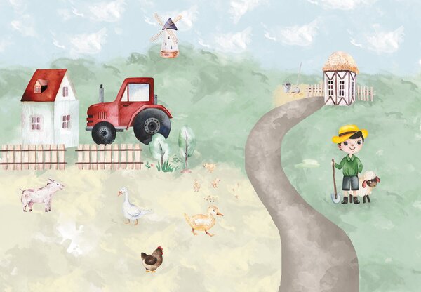 Fototapeta - Farmer (196x136 cm)