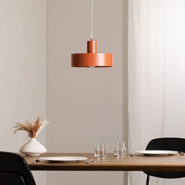 Lampa wisząca Rif M SIGMA, możliwość ściemniania, czerwony, salon / jadalnia, metal, nowoczesny