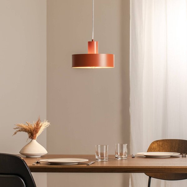 Lampa wisząca Rif M SIGMA, możliwość ściemniania, czerwony, salon / jadalnia, metal, nowoczesny