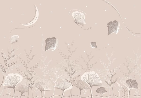 Fototapeta - Butterfly Meadow (196x136 cm)