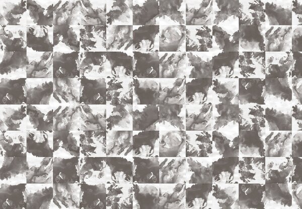 Fototapeta - Mozaika atramentowa (196x136 cm)