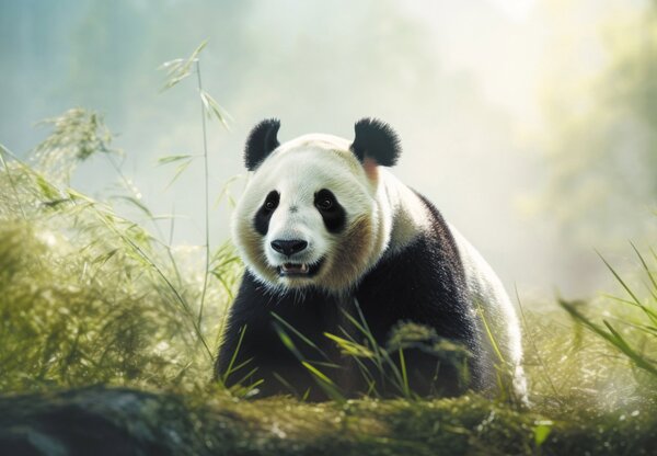Fototapeta - Panda (196x136 cm)