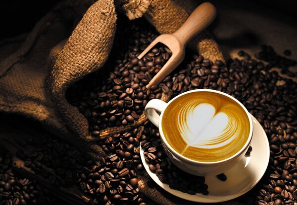 Fototapeta - Cappuccino (196x136 cm)