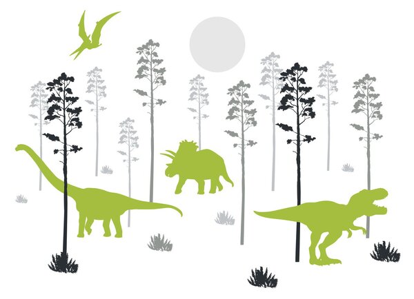 Fototapeta - Dinozaury (196x136 cm)