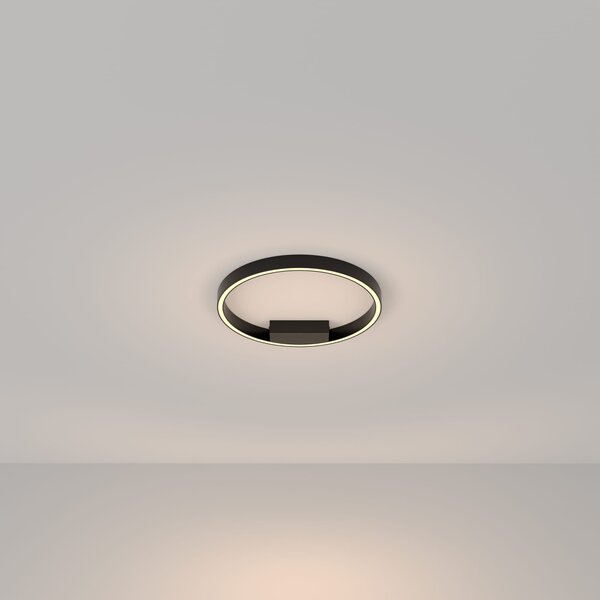 RIM LED 25W 3000K lampa sufitowa fi 40cm czarna ring